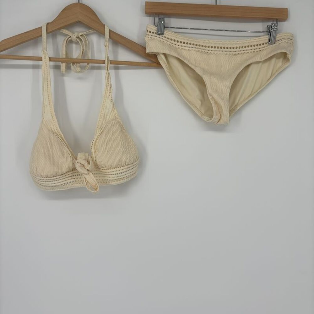 Robin Piccone Perla Bikini In Eggshell